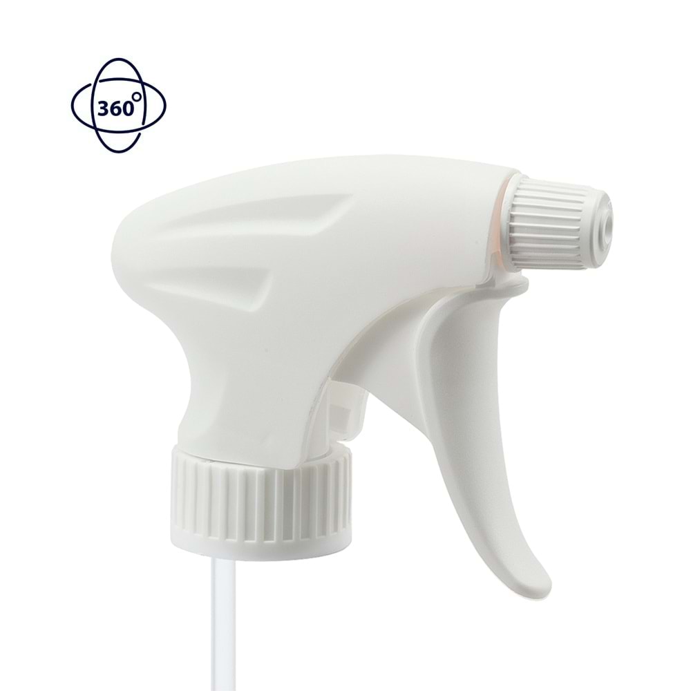 EPOCA VELA 360° Derece Kimyasal Dayanımlı Püskürtücü Başlık 28/400 - Beyaz