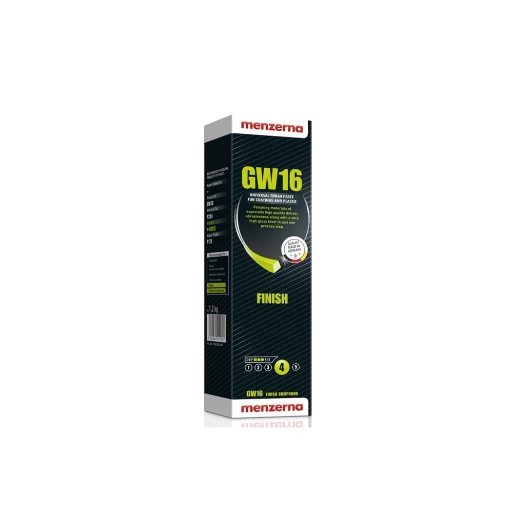 Menzerna GW16 Parlatıcı Katı Cila Bej Plastik Kompozit Boyalı Yüzey Parlatıcı – 1200 Gr
