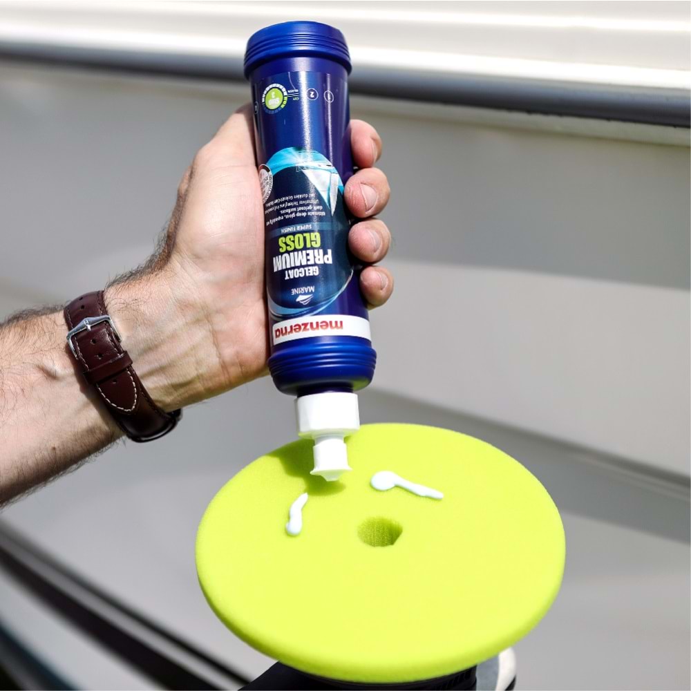 MENZERNA Marin, Tekne Gelcoat Boya 3in1 Tek Adım Pasta Cila Koruma - 1 lt