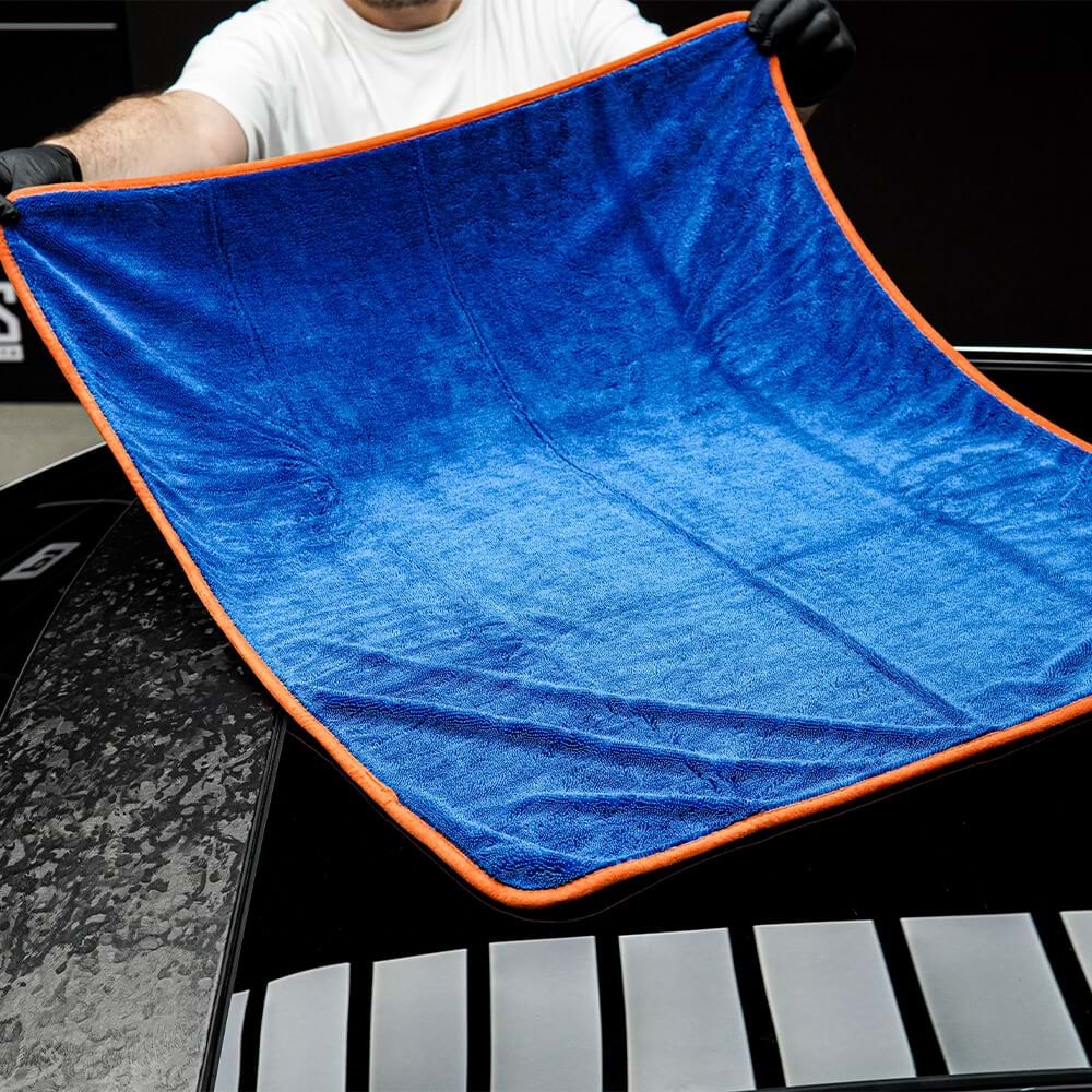 KLIN Drying Zero HD Mikrofiber Kurulama Havlusu 800 GSM (Mavi) - 90x70 cm