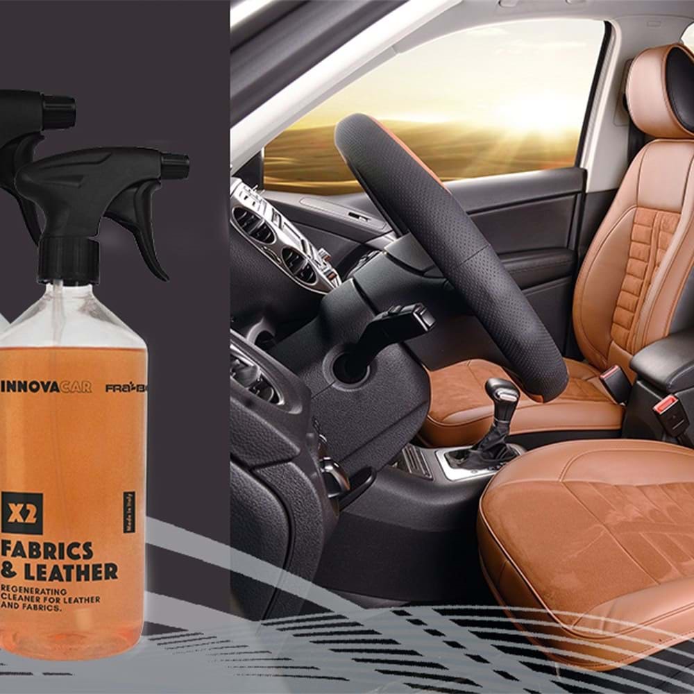 INNOVACAR X2 FABRİCS&LEATHER Deri Ve Kumaş Temizleyici Konsantre - 4,54 lt
