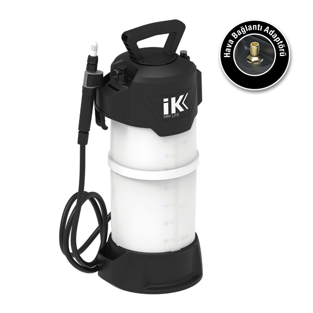 IK PPF LITE Cam Filmi PPF Folyo Kaplama İçin Basınçlı Pompa 8 Litre | Hava Girişli 6 Metre Hortumlu