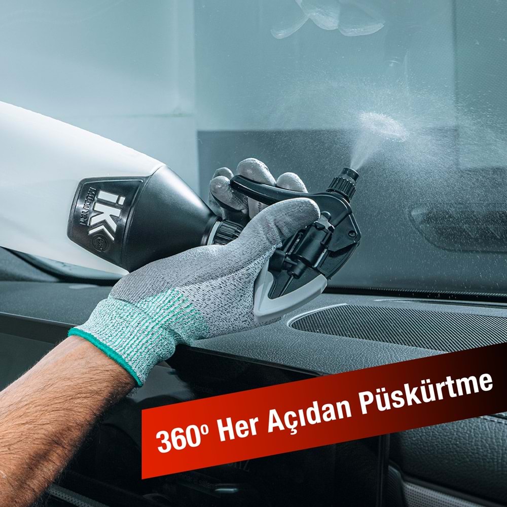 IK MULTI TR 1 Uyumlu 360° Derece Triger Püskürtücü Başlık 5'li Paket | Kimyasal Dayanım Sprey Tetik