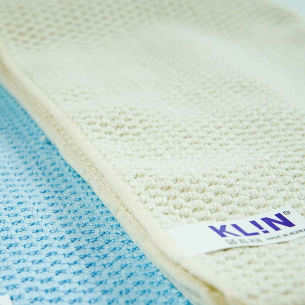 KLIN Bubble Towel Kabarcık Desenli Mikrofiber Temizlik Bezi 2'li Paket - 45x37 cm
