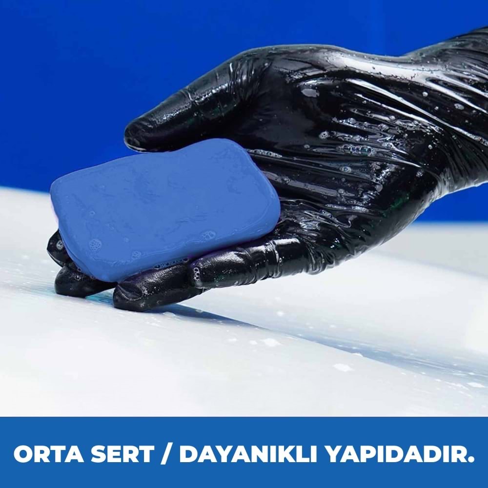 MG PS Orta Sert Yüzey Temizleyici Kil Hamuru 100 gr (Mavi) - Clay Bar Temizleme Kili