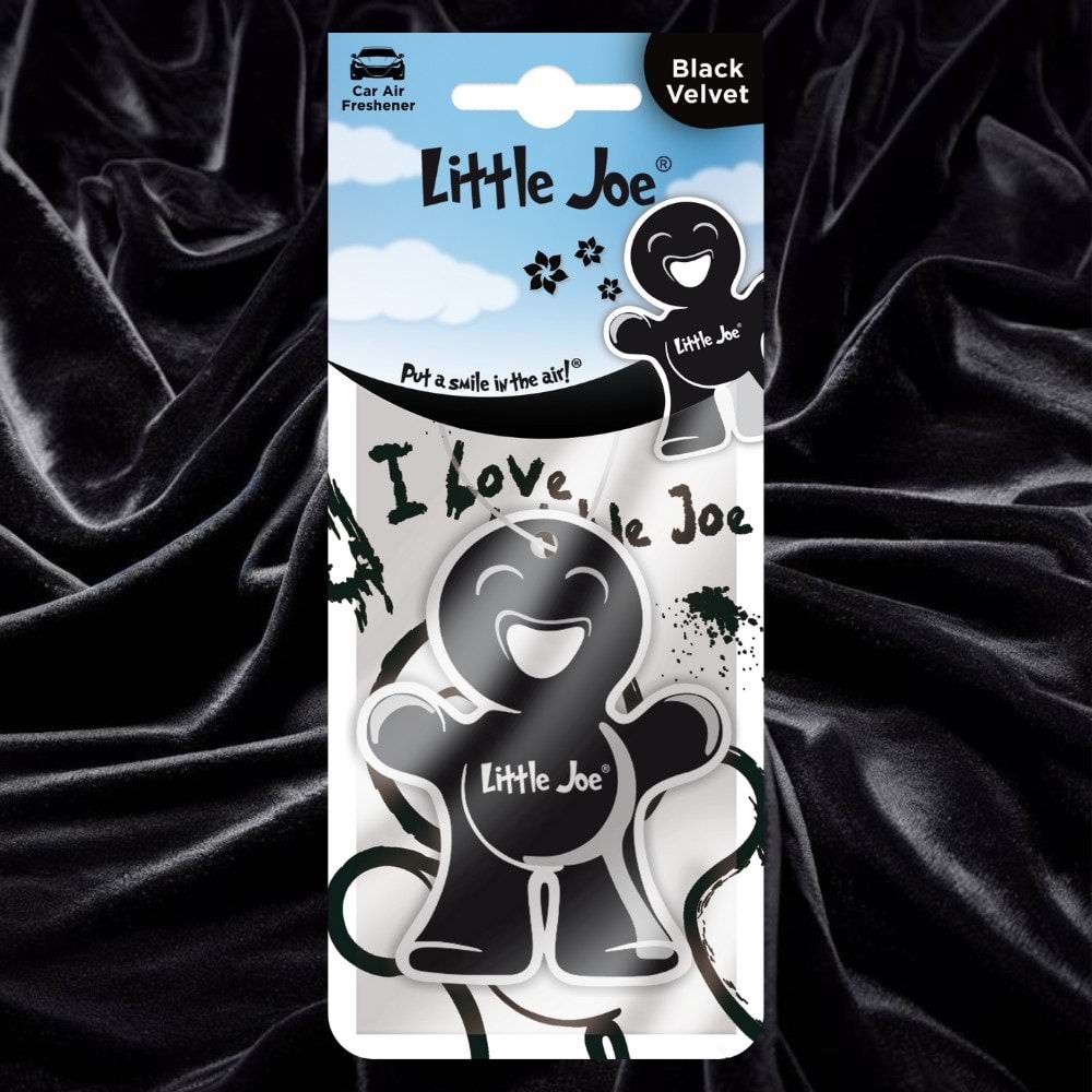 Little Joe Siyah İnci Araç Asma Koku (Black Velvet) -30 Gün -İpli Oto Kokusu -Ayna Parfümü