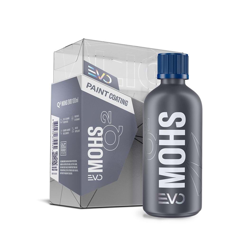GYEON Q² Mohs EVO Light Box Seramik Kaplama - 100 ml - 9H Oto Boya Koruma-Su İtici