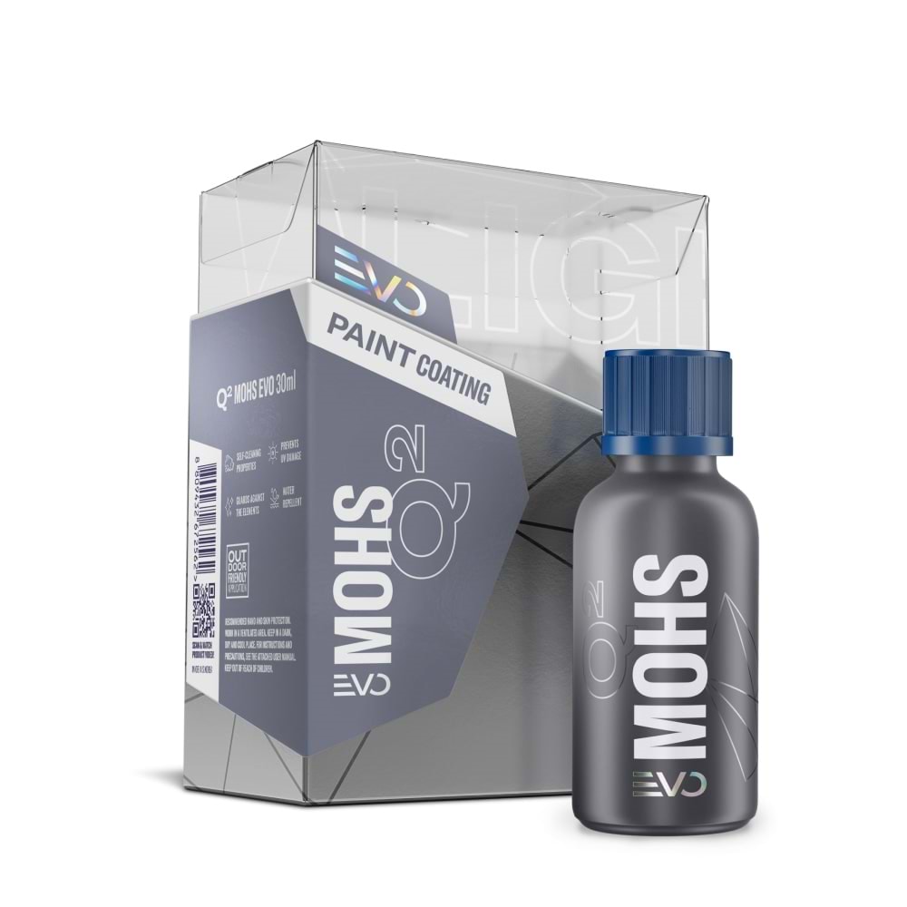 GYEON Q² Mohs EVO Light Box Seramik Kaplama - 30 ml - 9H Oto Boya Koruma-Su İtici