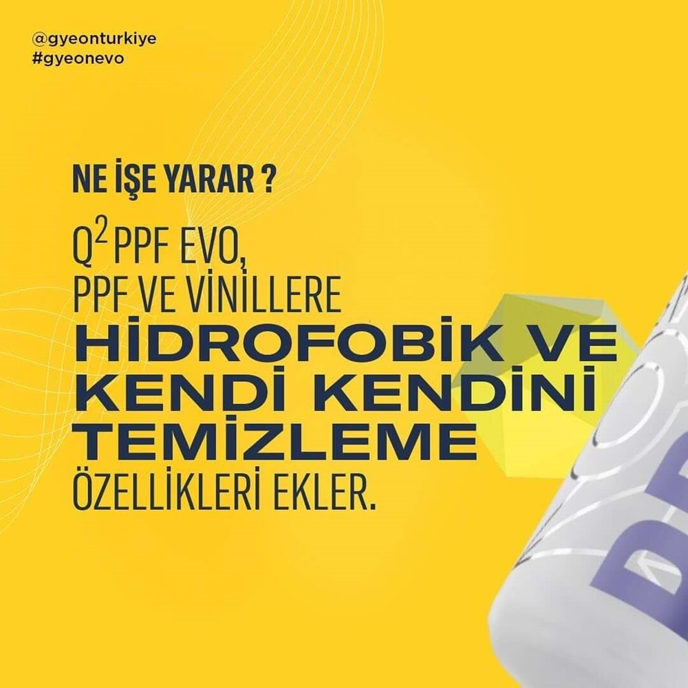 GYEON Q² PPF EVO Folyolara Özel Seramik Kaplama - 50 ml - Araç PPF Kaplama Koruma