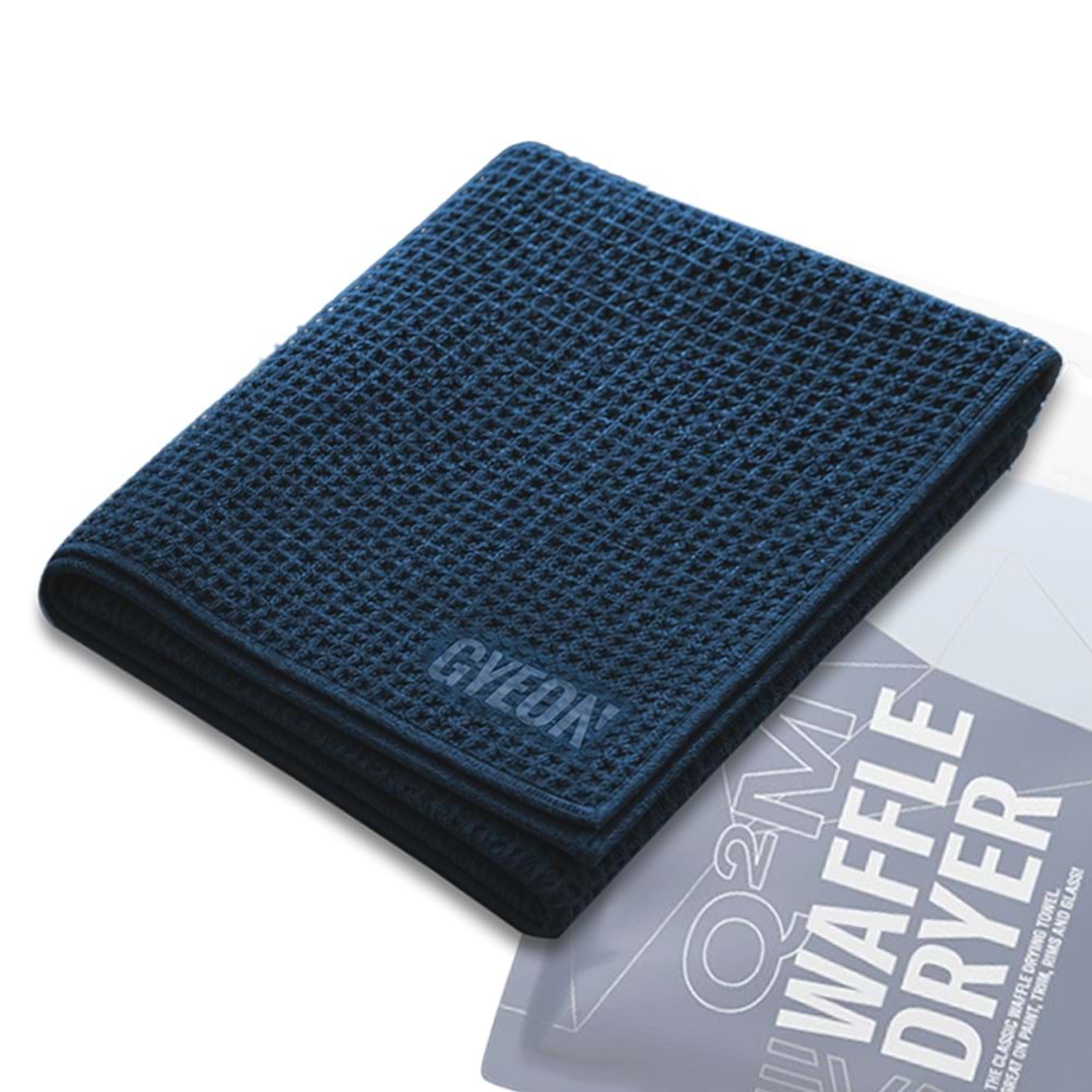 GYEON Q2M WaffleDryer EVO Petek Doku Cam Silme Bezi - 40x60 cm | Mikrofiber Oto Kurulama Havlusu