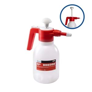 EPOCA 2000 Profesyonel Kimyasal Dayanımlı Basınçlı Pompa 2 Litre - Kırmızı/Beyaz (NBR)