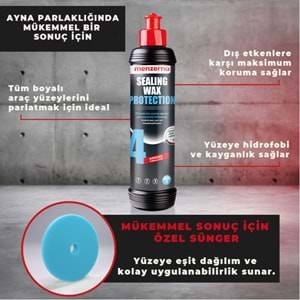 MENZERNA YENİ Sealing Wax Protection Boya Koruma Cila - 1 Lt | Derin Parlaklık & Maksimum Koruma