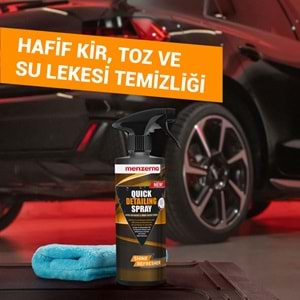 MENZERNA Quick Detailing Spray Hızlı Cila 500 ml | Araç İç Dış Temizlik Oto Boya Parlatıcı Koruyucu