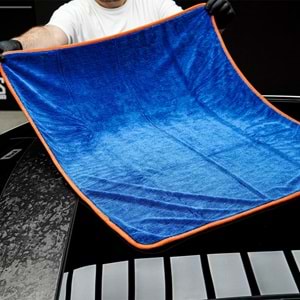KLIN Drying Zero HD Mikrofiber Kurulama Havlusu 800 GSM (Mavi) - 90x70 cm