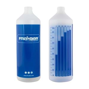FRA-BER Kimyasal Dayanıklı Ölçekli İthal Sprey Başlıklı Şişe (Mavi) - 1000 ML