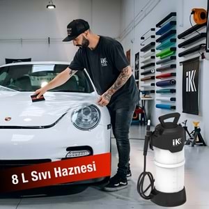 IK PPF LITE Cam Filmi PPF Folyo Kaplama İçin Basınçlı Pompa 8 Litre | Hava Girişli 6 Metre Hortumlu