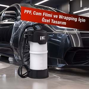 IK PPF LITE Cam Filmi PPF Folyo Kaplama İçin Basınçlı Pompa 8 Litre | Hava Girişli 6 Metre Hortumlu
