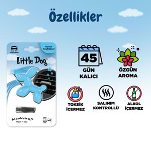 Little Joe Little Dog Kötü Koku Giderici Araç Kokusu (Odour Neutraliser) -45 Gün -Oto Kokusu