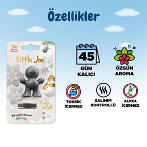 Little Joe Nane Mentol Araç Kokusu (Frosty Delight) -45 Gün -Oto Kokusu Kalıcı Klima Parfüm