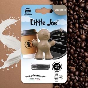 Little Joe Kapuçino Kahve Araç Kokusu (Cappucino) -45 Gün -Oto Kokusu Kalıcı Klima Parfüm