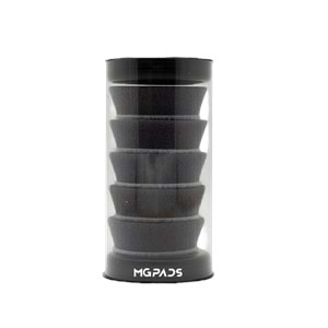 MG PADS Pasta Süngeri 45/35 mm 5'li Paket (Gri) - Mini Polisaj Makinesi Uyumlu