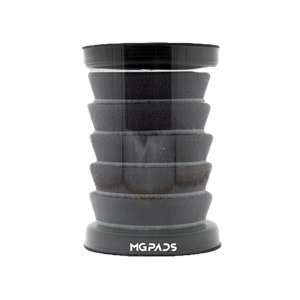 MG PADS Pasta Süngeri 65/55 mm 5'li Paket (Gri) - Mini Polisaj Makinesi Uyumlu