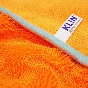 KLIN Drying Zero HD Plus Mikrofiber Kurulama Havlusu 950 GSM Uzun Tüylü (Turuncu) - 90x70 cm
