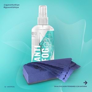 GYEON Q² AntiFog Cam Buğu Önleyici Kaplama Seti - 120 ml