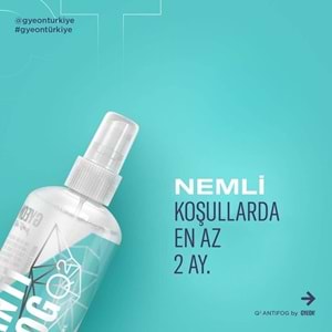 GYEON Q² AntiFog Cam Buğu Önleyici Kaplama Seti - 120 ml