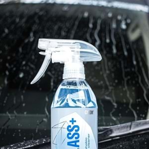 GYEON Q²M Glass+ Plus Araç Cam Yağmur Kaydırıcı Su İtici ve Temizleyici - 500 ml -Hidrofobik Parlak