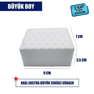 SGCB Magic Sponge Sihirli Sünger 10'lu Paket | Melamin Silgi Leke Çıkarıcı Nano Temizlik Süngeri