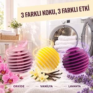 Little Joe Kurutma Makinesi Koku Kapsülü 3’lü Seti – Lavanta, Vanilya ve Orkide | Toplam 6 Kapsül