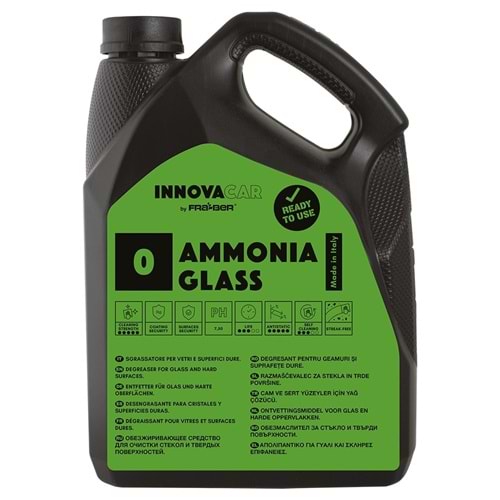 INNOVACAR 0 AMMONIA Amonyaksız Cam Temizleyici Konsantre - 4,54 lt