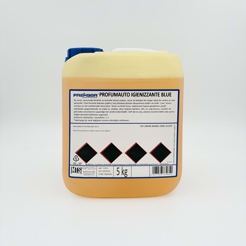 PROFUMAUTO IGIENIZZANTE BLUE - 5 kg (Black Orchid)(1:8)