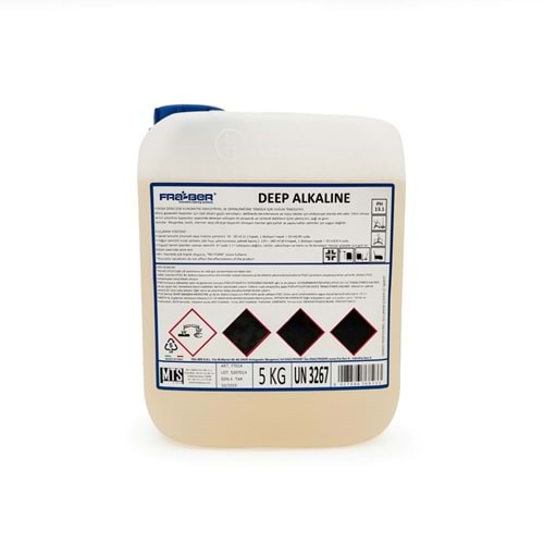 FRA-BER Deep Alkaline Ağır Zemin Yüzey Temizliği İçin Konsantre Deterjan (1:50 Konst) - 5 kg
