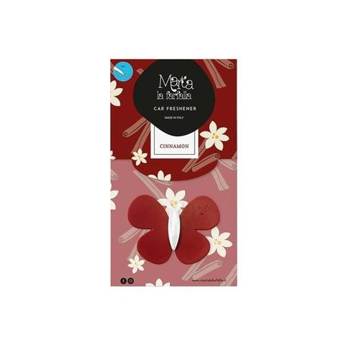 FRA-BER Marta La Farfalla Cinnamon Kelebek Şekilli Oto Kokusu