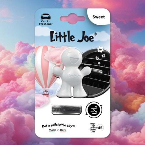 Little Joe Şeker Araç Kokusu (Sweet) -45 Gün -Oto Kokusu Kalıcı Klima Parfüm