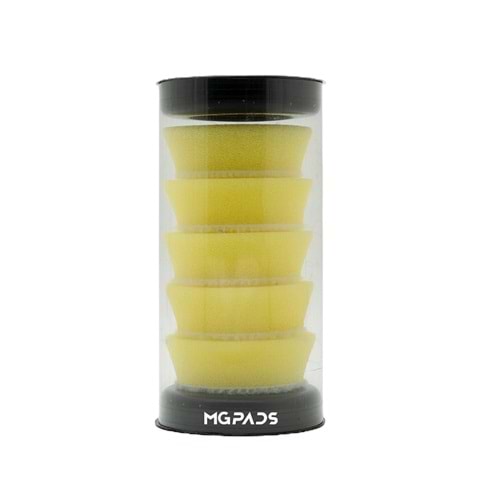 MG PADS Hare Giderici Cila Süngeri 45/35 mm 5'li Paket (Sarı)- Mini Polisaj Makinesi Uyumlu
