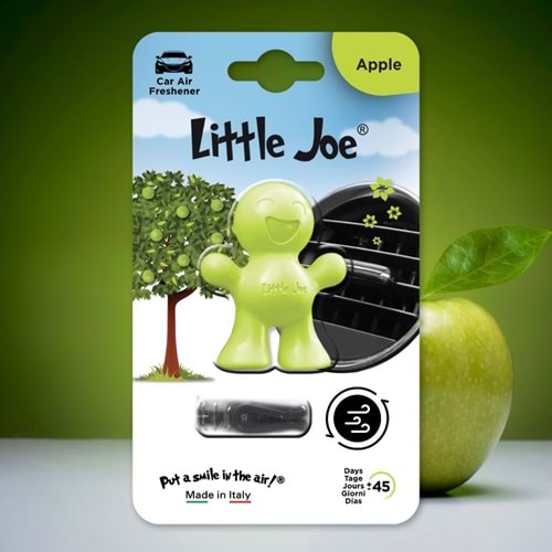 Little Joe Elma Araç Kokusu (Apple) -45 Gün -Oto Kokusu Kalıcı Klima Parfüm
