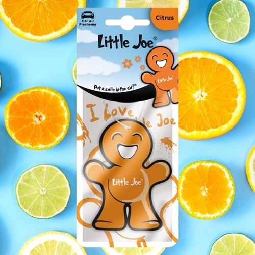Little Joe Narenciye Araç Asma Koku (Citrus) -30 Gün -İpli Oto Kokusu -Ayna Parfümü