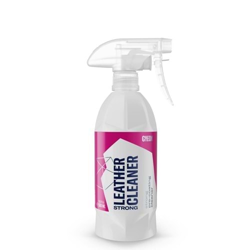 GYEON Q²M LeatherCleaner Strong Güçlü Deri Temizleyici - 500 ml -Mat Görünüm Deri Koltuk Temizleme