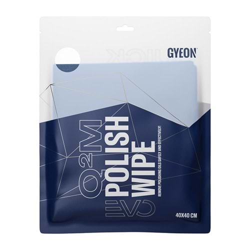GYEON Q²M PolishWipe EVO Lazer Kesim Çift Yönlü Cila Bezi - 40x40 cm