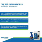 FRA-BER Cream Leather Araç Deri Onarıcı ve Koruyucu Bakım Kremi - 4,54 lt