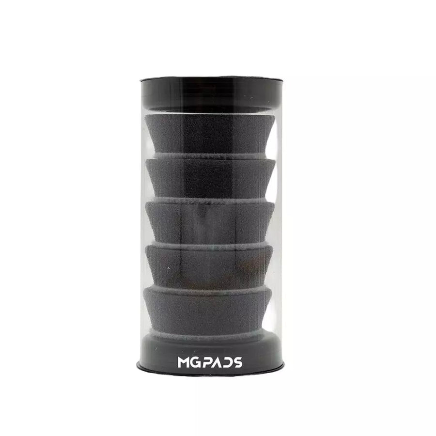 MG PADS Pasta Süngeri 5li Paket (Gri) - Mini Polisaj Makinesi Uyumlu - 45/35 mm
