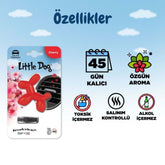 Little Joe Little Dog Araç Kokusu - 45 Gün - Oto Kokusu Kalıcı Klima Parfüm - Kiraz