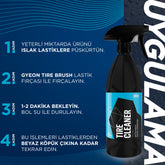 GYEON Q²M Tire Cleaner Araç Lastik Kauçuk Temizleyici - Güçlü Oto Teker Temizleyici - 1000 ml