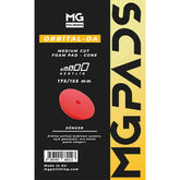 MG PADS Orbital Ara Kesim İnce Pasta Süngeri (Kırmızı) - 175/155 mm