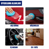 SGCB Wax Cila El Pedi (Mavi) - Yuvarlak Boya Koruma Uygulama Süngeri Pad 10cm - 1 Adet