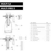 IK MULTI 1.5 / PRO 2 NOZZLE KIT
