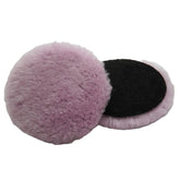 K.P. Polishing Pad - 160 mm (Dikişli Lila tüy-Siyah tabanlı)
